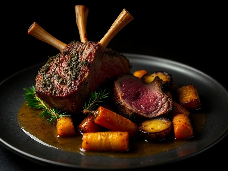 Herb-Crusted Lamb Rack