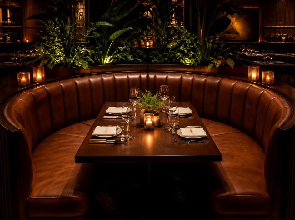 Family dining booth